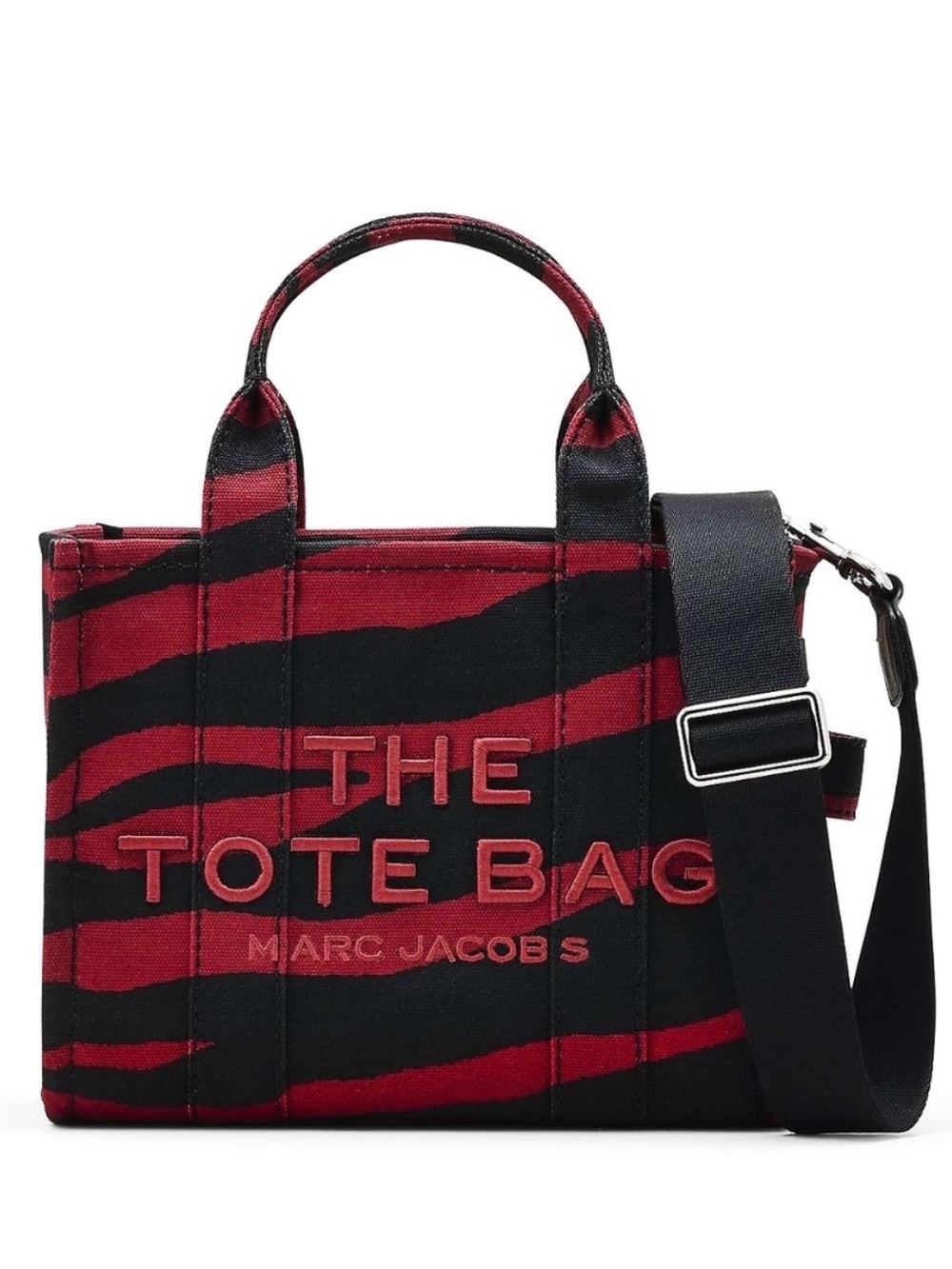 NWOT Marc Jacobs The Medium Tote Zebra Red Tote Bag